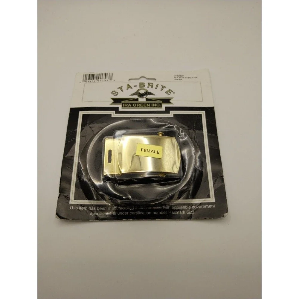 STA-BRITE Elastic Belt Buckle 1 Inch Female Buckle Tip Metal USA Model 3-5202F